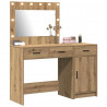 Toaletka 2 pcs Brązowy 40 x 41 x 75 cm Materiał drewnopochodny