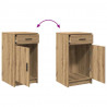 Toaletka 2 pcs Brązowy 40 x 41 x 75 cm Materiał drewnopochodny