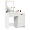 Toaletka 2 pcs Biały 50 x 41 x 135 cm Materiał drewnopochodny
