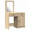Toaletka 2 pcs Brązowy 50 x 41 x 135 cm Materiał drewnopochodny