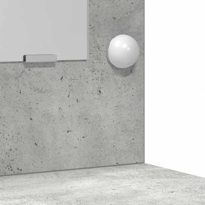 Toaletka 2 pcs Szary 50 x 41 x 135 cm Materiał drewnopochodny