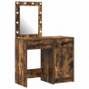 Toaletka 2 pcs Brązowy 50 x 41 x 135 cm Materiał drewnopochodny