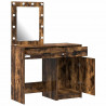 Toaletka 2 pcs Brązowy 50 x 41 x 135 cm Materiał drewnopochodny