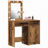 Toaletka 2 pcs Brązowy 50 x 41 x 135 cm Materiał drewnopochodny