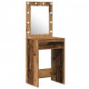 Toaletka 2 pcs Brązowy 50 x 41 x 135 cm Materiał drewnopochodny