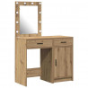 Toaletka 2 pcs Brązowy 50 x 41 x 135 cm Materiał drewnopochodny