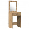 Toaletka 2 pcs Brązowy 50 x 41 x 135 cm Materiał drewnopochodny