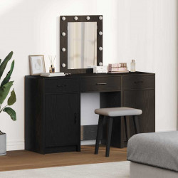 Toaletka Czarny 50 x 41 x 135 cm Materiał drewnopochodny