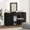 Toaletka Czarny 50 x 41 x 135 cm Materiał drewnopochodny