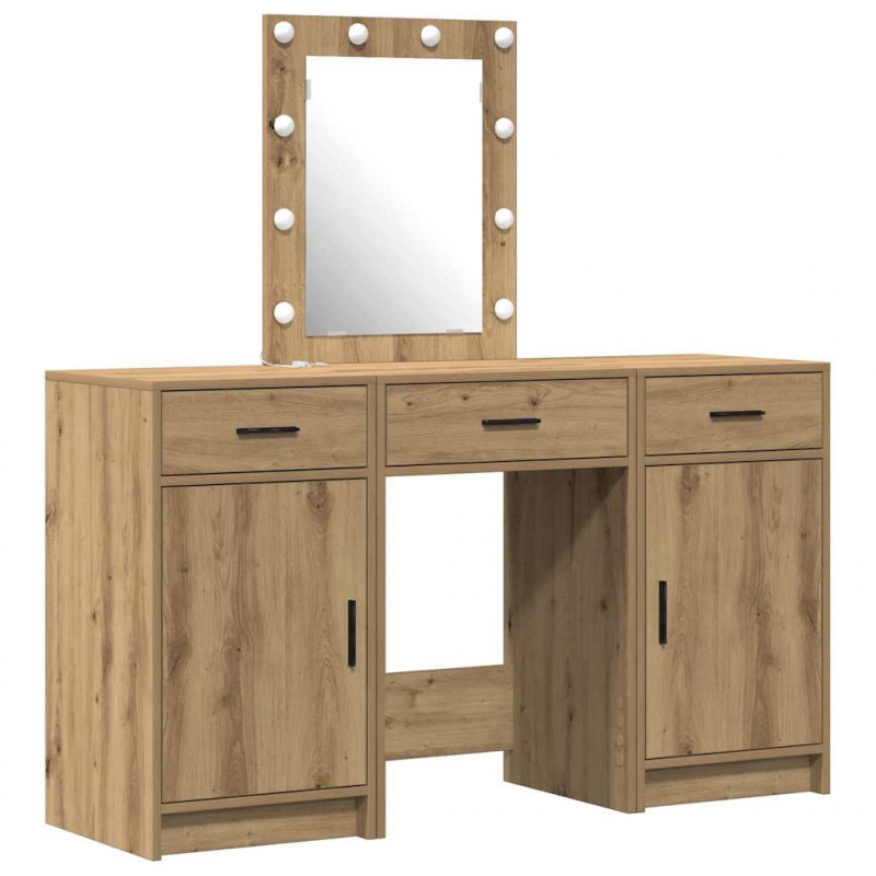 Toaletka Brązowy 50 x 41 x 135 cm Materiał drewnopochodny