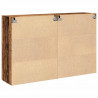 Szafki ścienne 2 pcs Stare drewno 69,5 x 34 x 90 cm