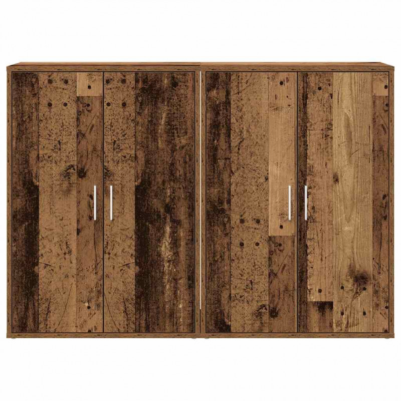 Bufet 2 pcs Stare drewno 60 x 31 x 84 cm