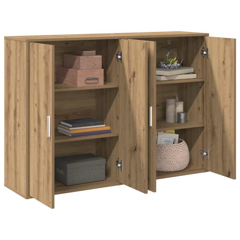 Bufet 2 pcs Dąb rzemieślniczy 60 x 31 x 84 cm