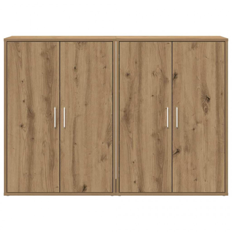 Bufet 2 pcs Dąb rzemieślniczy 60 x 31 x 84 cm