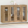 Szafki ścienne 2 pcs Dąb rzemieślniczy 69,5 x 34 x 90 cm