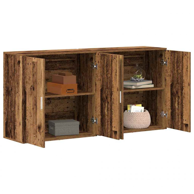 Bufet 2 pcs Stare drewno 79 x 38 x 80 cm
