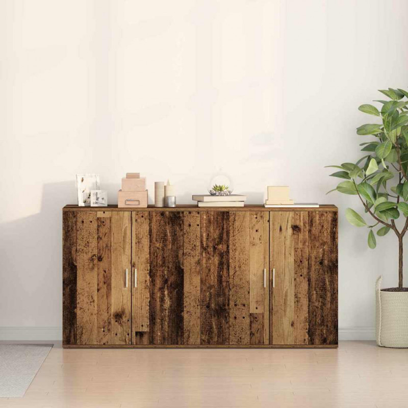 Bufet 2 pcs Stare drewno 79 x 38 x 80 cm