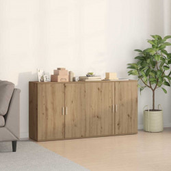 Bufet 2 pcs Dąb rzemieślniczy 79 x 38 x 80 cm