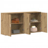 Bufet 2 pcs Dąb rzemieślniczy 79 x 38 x 80 cm