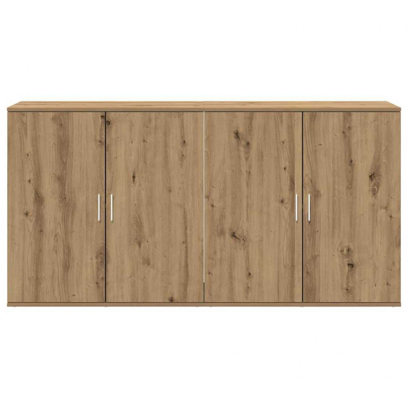 Bufet 2 pcs Dąb rzemieślniczy 79 x 38 x 80 cm