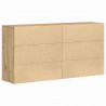 Bufet 2 pcs Dąb rzemieślniczy 79 x 38 x 80 cm