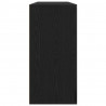 Bufet 2 pcs Czarny Dąb 79 x 38 x 80 cm Materiał drewnopochodny