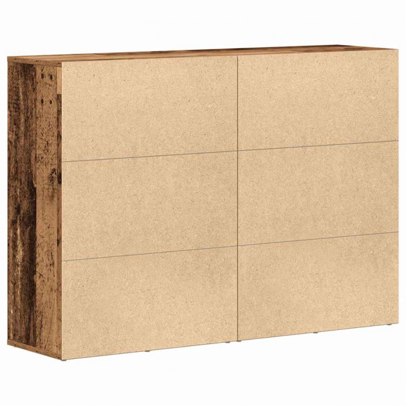 Bufet z szufladą 2 pcs Stare drewno 60 x 31 x 84 cm