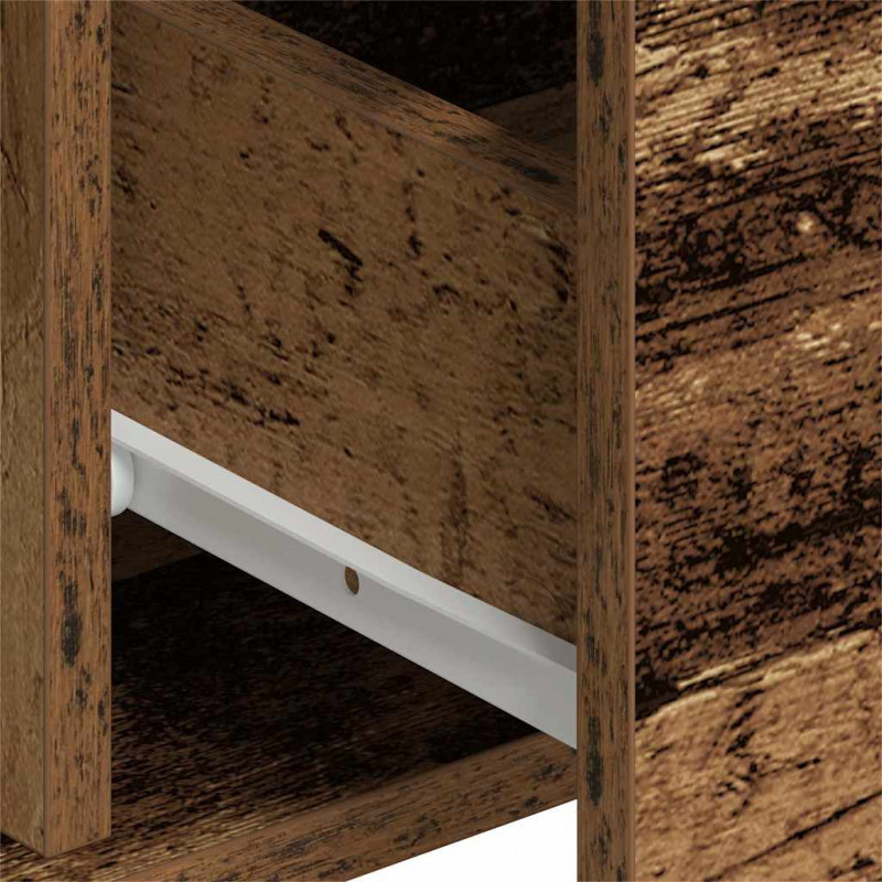 Bufet z szufladą 2 pcs Stare drewno 60 x 31 x 84 cm