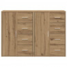 Bufet z szufladą 2 pcs Dąb rzemieślniczy 60 x 31 x 84 cm