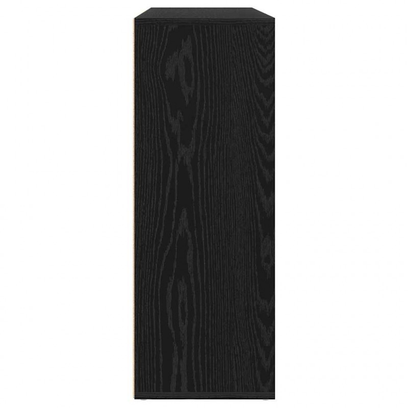 Bufet 2 pcs Czarny Dąb 60 x 31 x 84 cm Materiał drewnopochodny