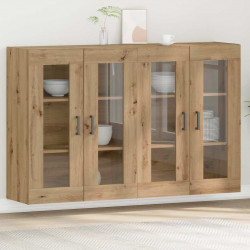 Szafki ścienne 2 pcs Dąb rzemieślniczy 69,5 x 34 x 90 cm