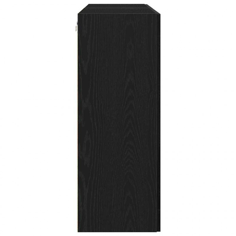 Szafki ścienne 2 pcs Czarny Dąb 69,5 x 34 x 90 cm
