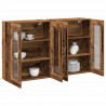 Szafki ścienne 2 pcs Stare drewno 69,5 x 34 x 90 cm