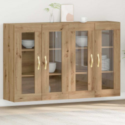Szafki ścienne 2 pcs Dąb rzemieślniczy 69,5 x 34 x 90 cm