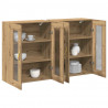 Szafki ścienne 2 pcs Dąb rzemieślniczy 69,5 x 34 x 90 cm