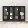 Szafki ścienne 2 pcs Czarny Dąb 69,5 x 34 x 90 cm
