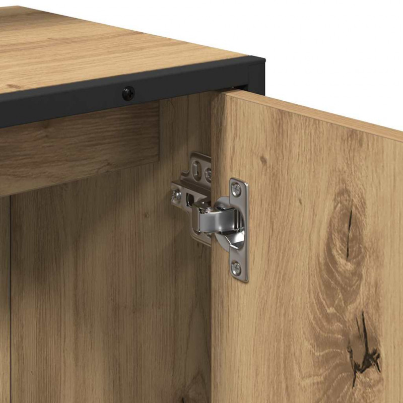 Zestaw mebli łazienkowych 2 pcs Brązowy Materiał drewnopochodny