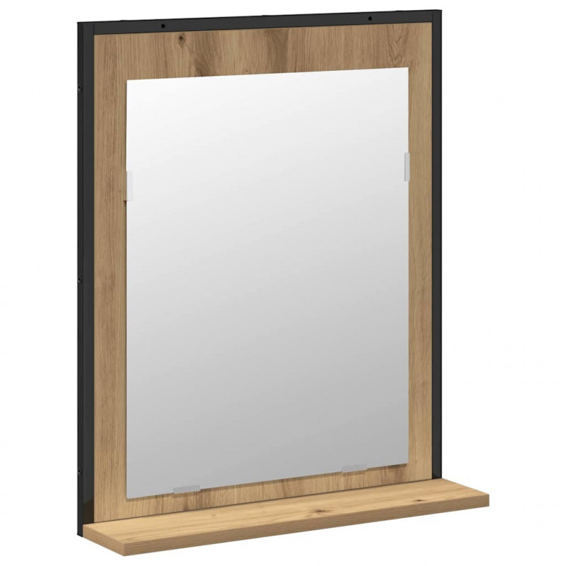Zestaw mebli łazienkowych 2 pcs Brązowy Materiał drewnopochodny