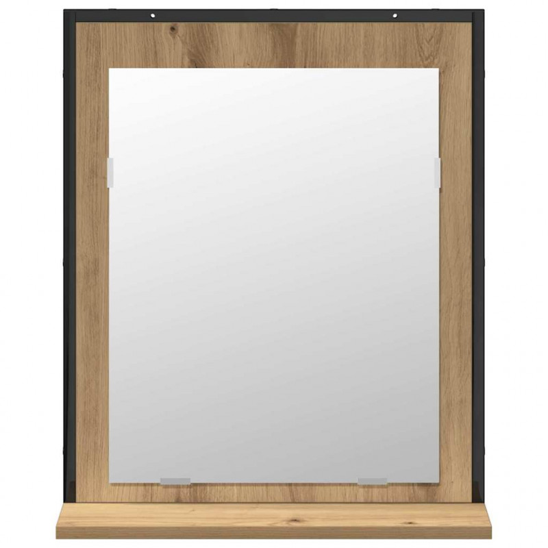 Zestaw mebli łazienkowych 2 pcs Brązowy Materiał drewnopochodny