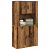 Highboard Stare drewno 80 x 33 x 150 cm Materiał drewnopochodny