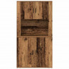 Highboard Stare drewno 80 x 33 x 150 cm Materiał drewnopochodny