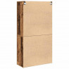 Highboard Stare drewno 80 x 33 x 150 cm Materiał drewnopochodny