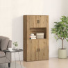 Highboard Dąb rzemieślniczy 80 x 33 x 150 cm
