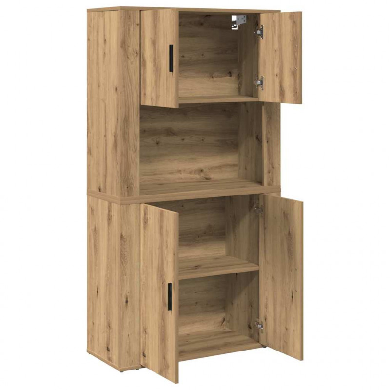 Highboard Dąb rzemieślniczy 80 x 33 x 150 cm