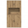 Highboard Dąb rzemieślniczy 80 x 33 x 150 cm