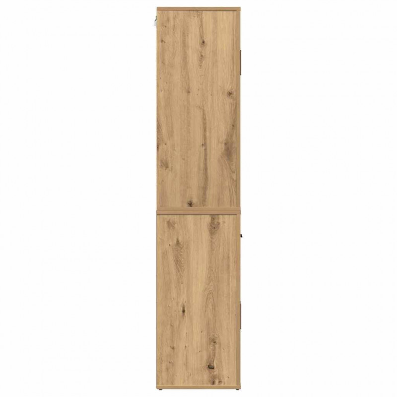 Wysokie biurko z szufladą dąb artisan 80 x 33 x 150 cm