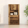 Highboard Stare drewno 80 x 33 x 150 cm Materiał drewnopochodny