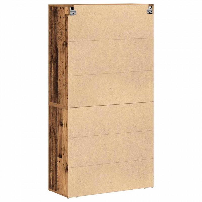 Highboard Stare drewno 80 x 33 x 150 cm Materiał drewnopochodny
