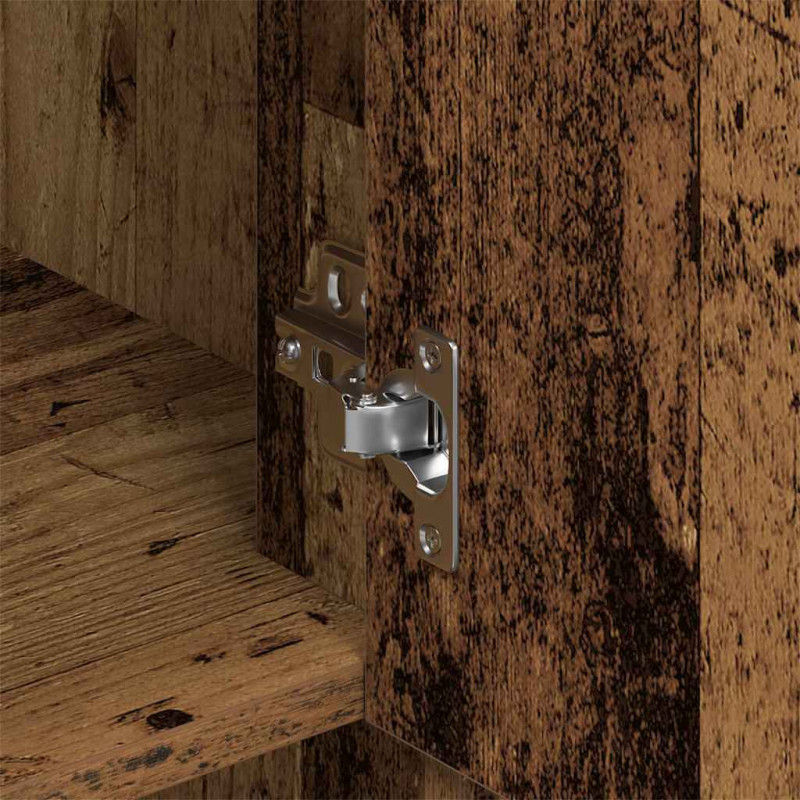 Highboard Stare drewno 80 x 33 x 150 cm Materiał drewnopochodny
