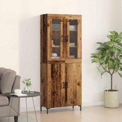 Highboard 2 pcs Stare drewno 69,5 x 34 x 180 cm